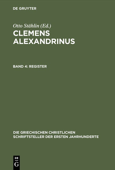Register – Erster und Zweiter Teil