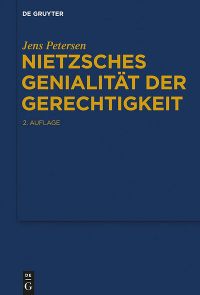 Cover image for Nietzsches Genialität der Gerechtigkeit, isbn: 9783110444070