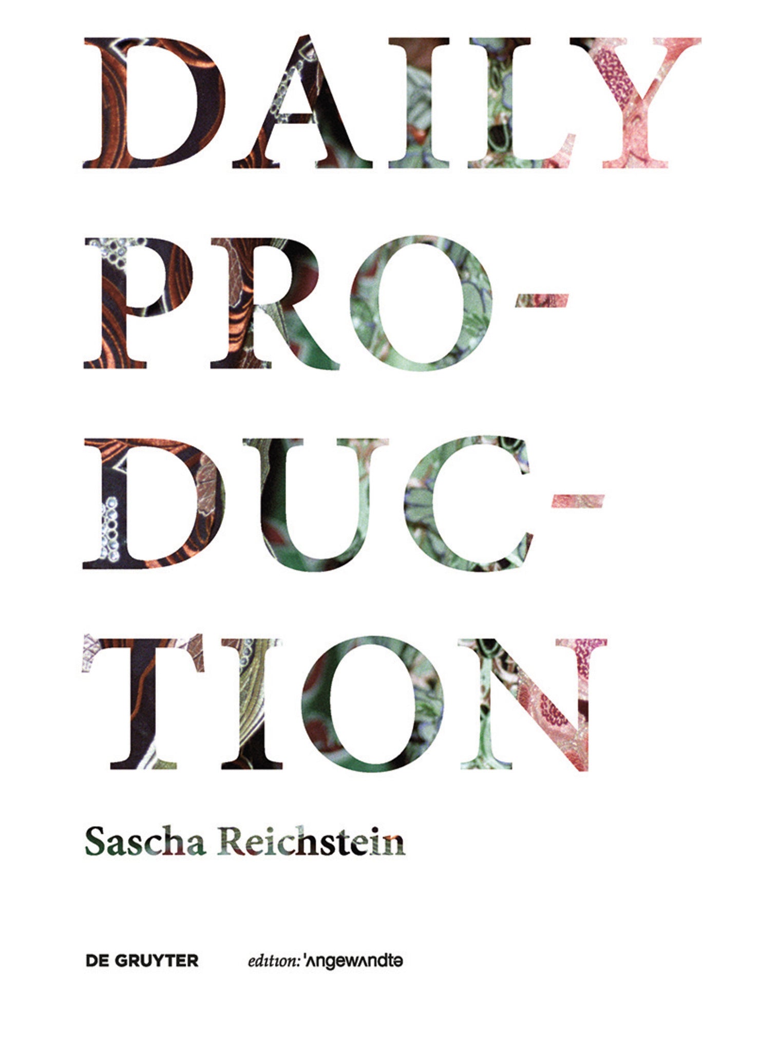 Cover image for Daily Production ISBN 9783110456998
