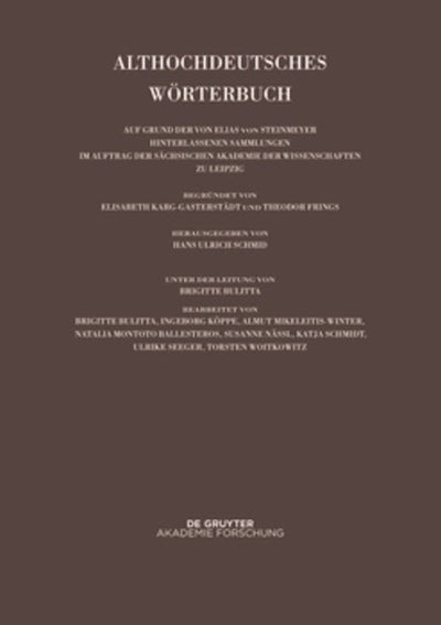 Band VII: O – R. 1. und 2. Lieferung (o bis ouga)