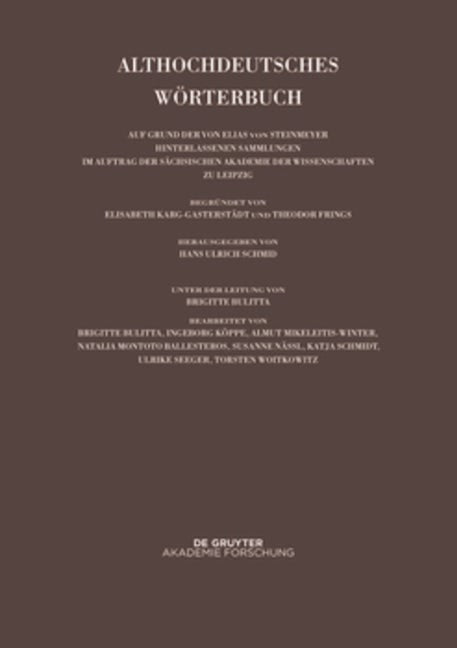 Band VII: O – R. 1. und 2. Lieferung (o bis ouga)