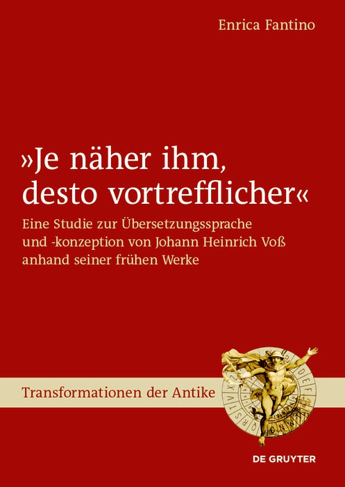 Cover image for Je näher ihm, desto vortrefflicher, isbn: 9783110473469