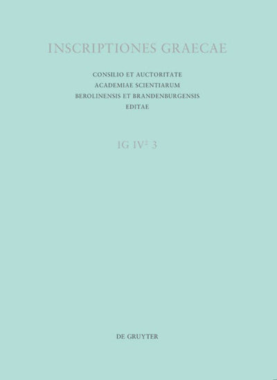 Inscriptiones Corinthiae saeculorum IV. V. VI.