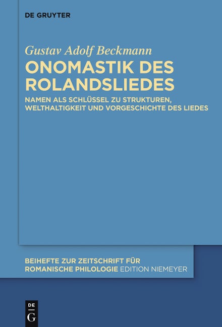 Onomastik des Rolandsliedes