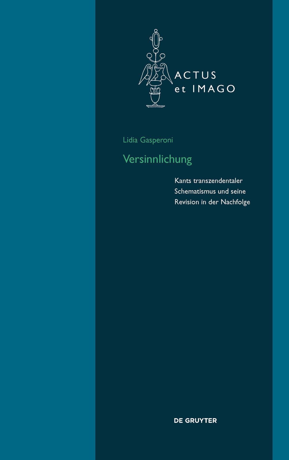 Cover image for Versinnlichung ISBN 9783110475135