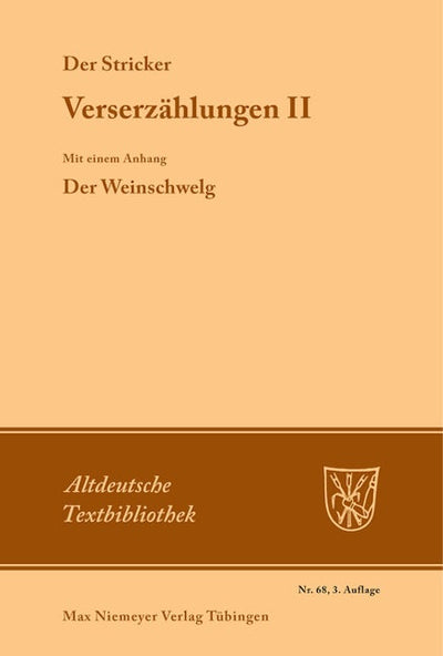 Verserzählungen II