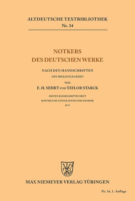Notkers des Deutschen Werke