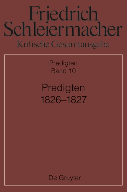 Predigten 1826-1827