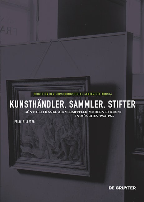 Book cover image for Kunsthändler, Sammler, Stifter ISBN: 9783110487466