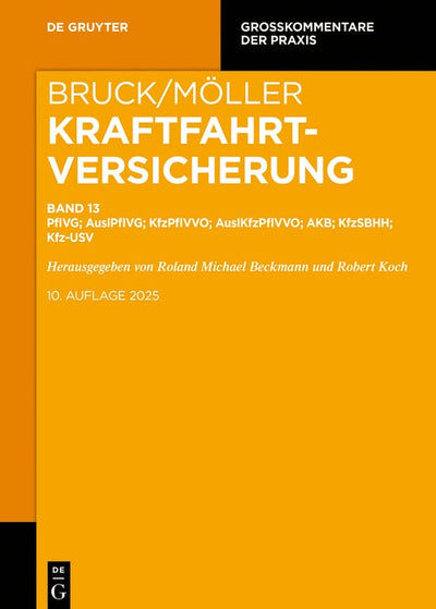 Cover image for Kraftfahrtversicherung, isbn: 9783110520491