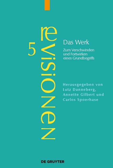 Cover image for Das Werk, isbn: 9783110523331