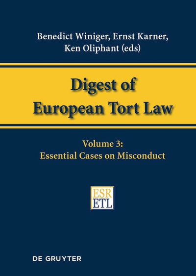 Cover image for Essential Cases on Misconduct, isbn: 9783110534344