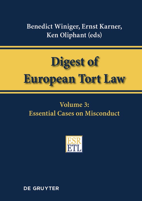 Cover image for Essential Cases on Misconduct, isbn: 9783110534344