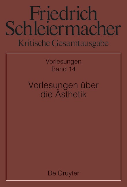 Vorlesungen über die Ästhetik