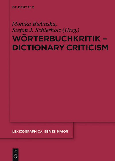 Wörterbuchkritik - Dictionary Criticism