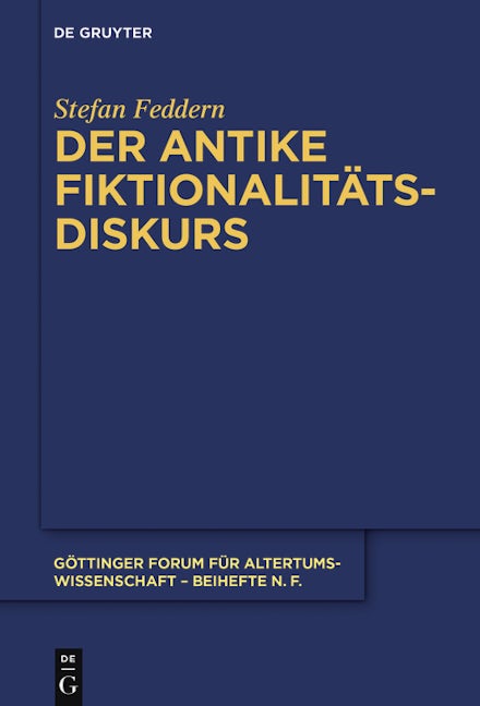 Der antike Fiktionalitätsdiskurs