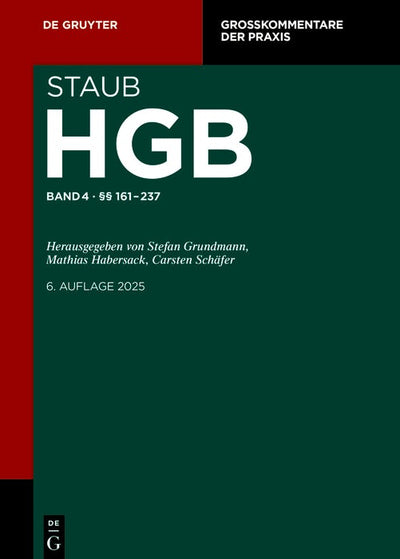 Cover image for §§ 161-237, isbn: 9783110552782