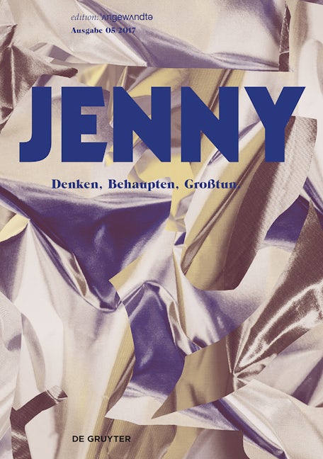 Book cover image for JENNY. Ausgabe 05 ISBN: 9783110560541