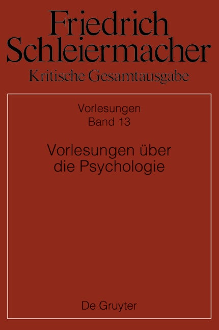 Vorlesungen über die Psychologie