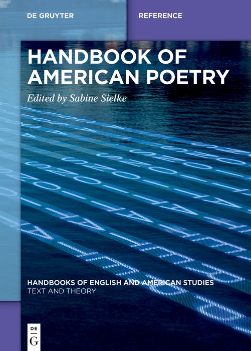 Cover image for Handbook of American Poetry, isbn: 9783110592368