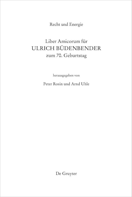 Recht und Energie
