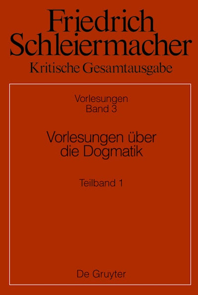 Vorlesungen über die Dogmatik