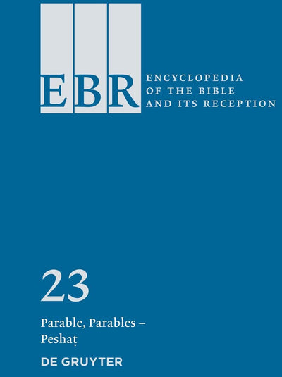 Cover image for Parable, Parables – Peshaṭ, isbn: 9783110628296