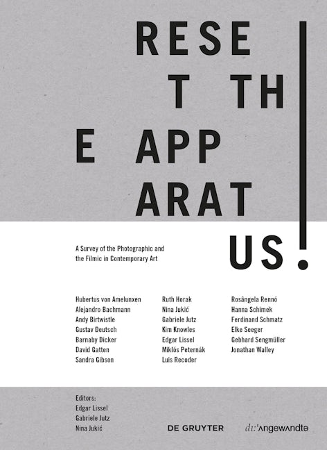 Book cover image for RESET THE APPARATUS! ISBN: 9783110630688