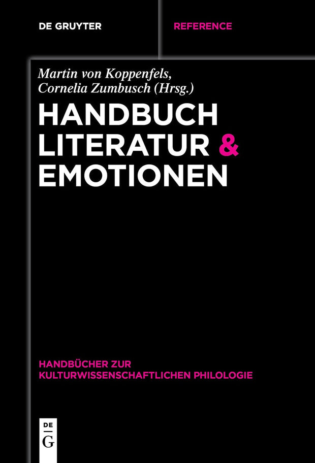 Cover image for Handbuch Literatur & Emotionen, isbn: 9783110634150