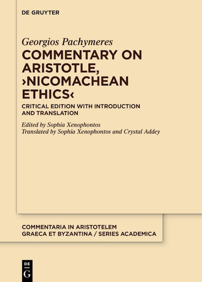 Commentary on Aristotle, ›Nicomachean Ethics‹