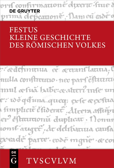 Cover image for Kleine Geschichte des römischen Volkes, isbn: 9783110658309