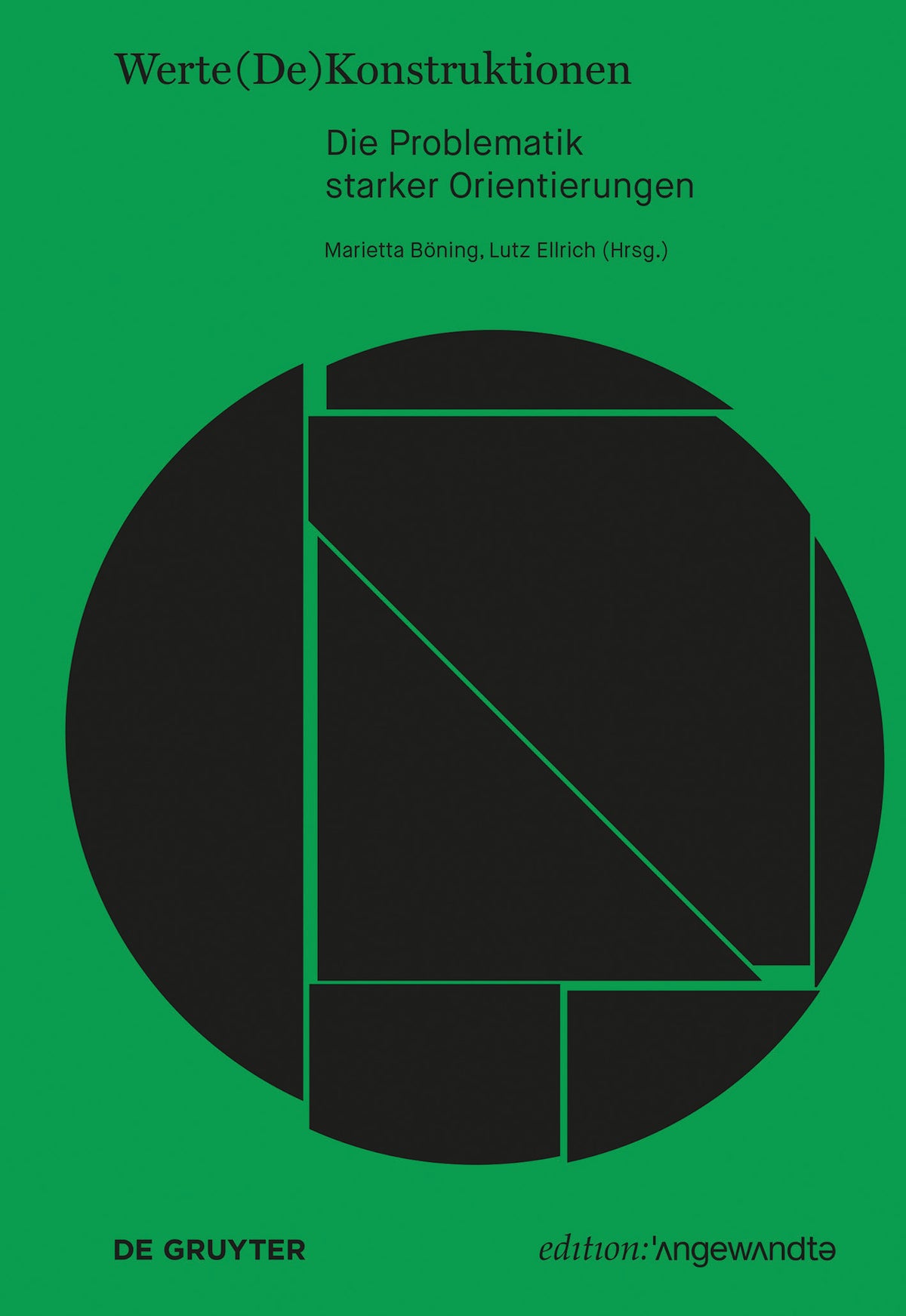 Cover image for Werte(De)Konstruktionen ISBN 9783110658743
