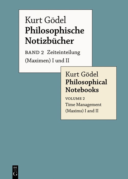 Cover image for Zeiteinteilung (Maximen) I und II / Time Management (Maxims) I and II, isbn: 9783110674095
