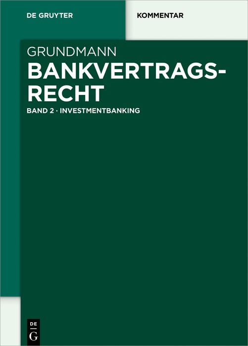 Cover image for Investmentbanking, isbn: 9783110684186