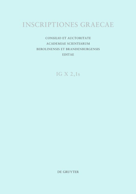 Inscriptiones Thessalonicae et viciniae