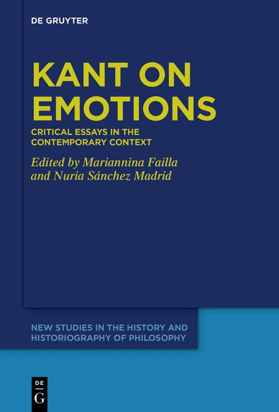 Cover image for Kant on Emotions, isbn: 9783110720716