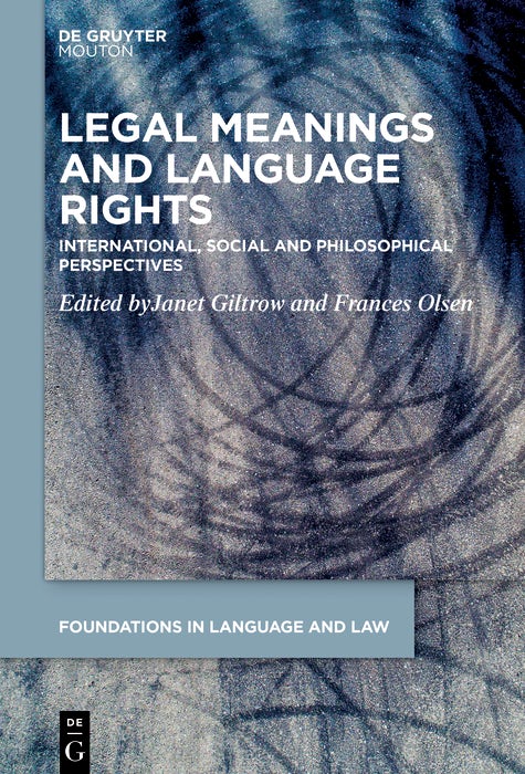 Cover image for Legal Meanings, isbn: 9783110720914