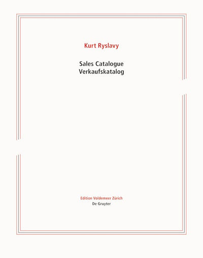 Sales Catalogue / Verkaufskatalog