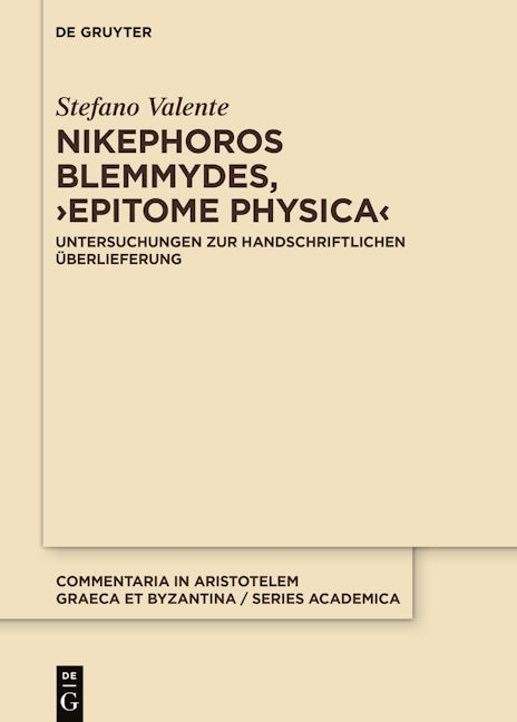 Nikephoros Blemmydes, ›Epitome physica‹