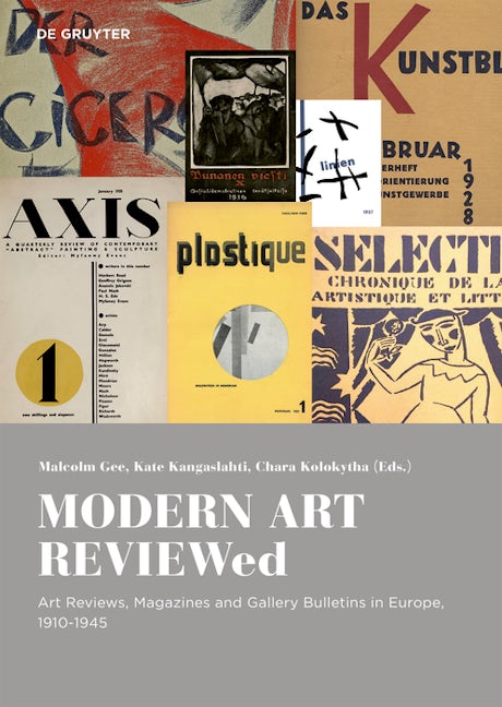 Book cover image for MODERN ART REVIEWed ISBN: 9783110737363