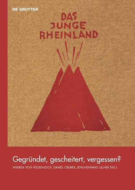Book cover image for Das Junge Rheinland ISBN: 9783110737707