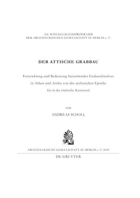 Der attische Grabbau