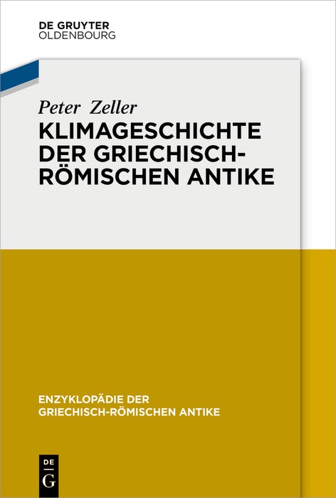 Cover image for Klimageschichte der griechisch-römischen Antike, isbn: 9783110750164