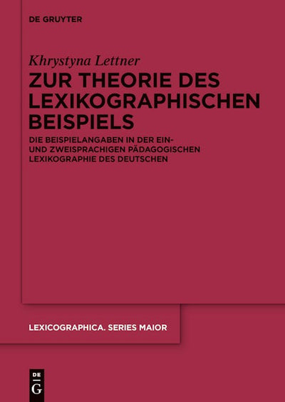 Zur Theorie des lexikographischen Beispiels