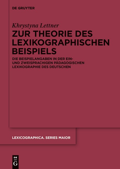 Zur Theorie des lexikographischen Beispiels