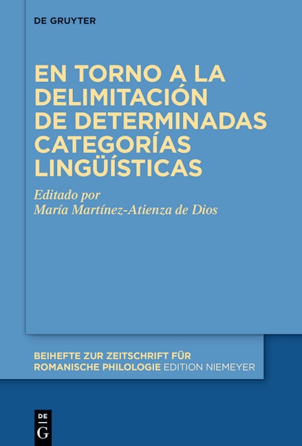 En torno a la delimitación de determinadas categorías lingüísticas
