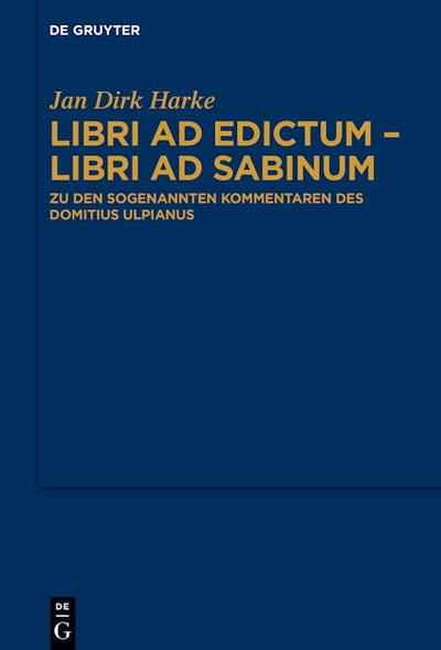 Libri ad edictum – libri ad Sabinum