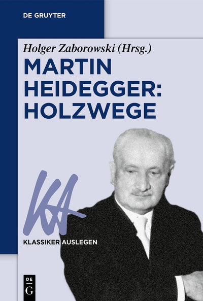 Cover image for Martin Heidegger: Holzwege, isbn: 9783110774580