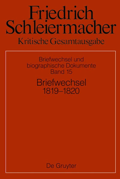 Briefwechsel 1819–1820