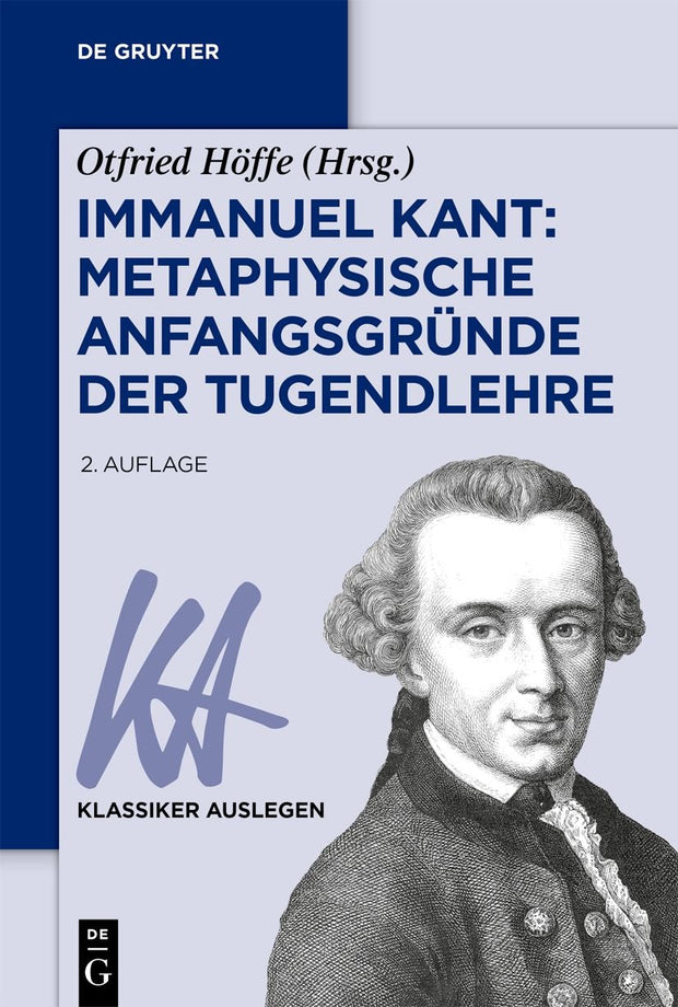 Cover image for Immanuel Kant: Metaphysische Anfangsgründe der Tugendlehre, isbn: 9783110780376